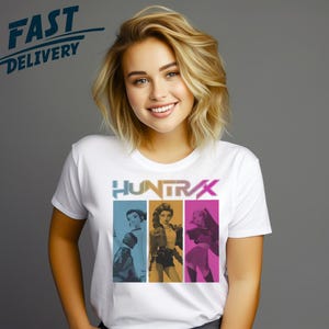 K-Pop Demon Hunter Huntrix T-Shirt | Unisex Anime Music Graphic Tee | Comfort Colour Kpop Merch | Saja Boys Fan Gift