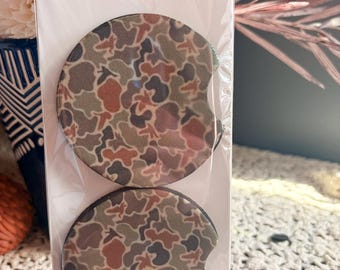 Duck Camo Car Coasters