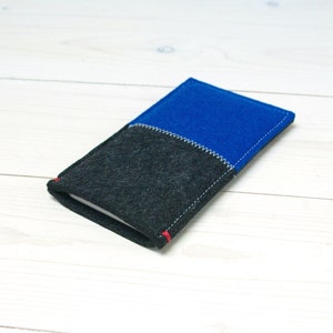 FELT iPhone sleeve case, sustainable & biodegradable, iPhone 15 cover, wool felt iPhone 14 cover, woolfelt iPhone 13 pro max sleeve case image 2