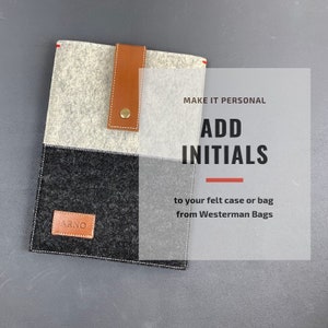 MONOGRAM initials -personalise your case