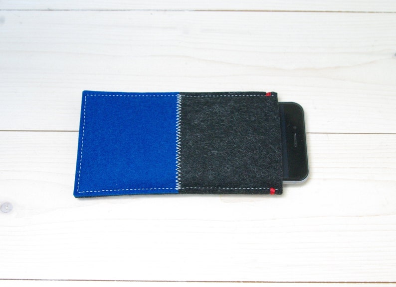 FELT iPhone sleeve case, sustainable & biodegradable, iPhone 15 cover, wool felt iPhone 14 cover, woolfelt iPhone 13 pro max sleeve case image 3