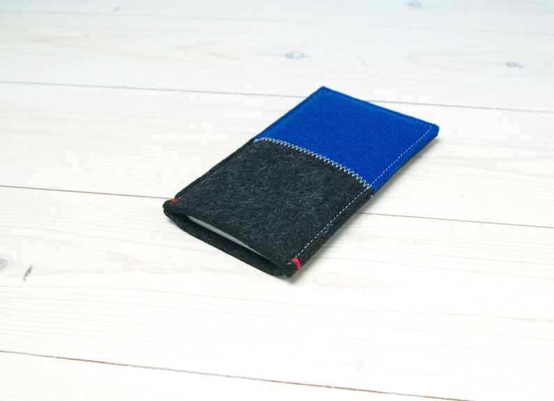 FELT iPhone sleeve case, sustainable & biodegradable, iPhone 15 cover, wool felt iPhone 14 cover, woolfelt iPhone 13 pro max sleeve case image 2