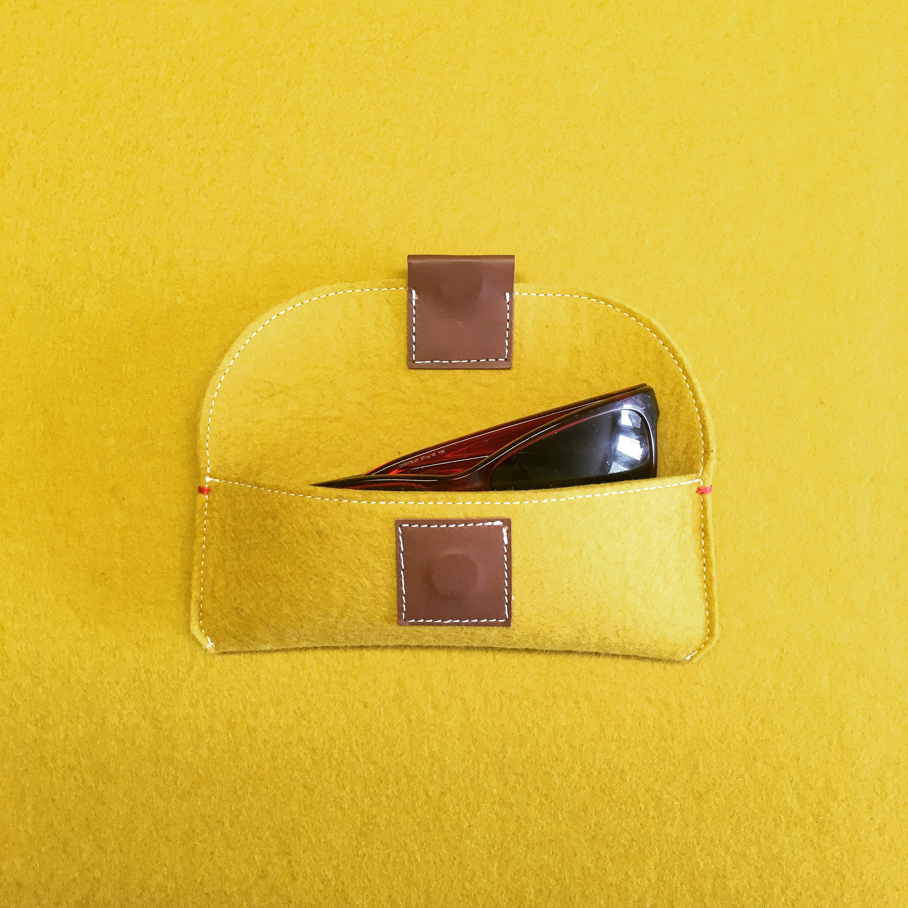 Set 3 Custodie Per Occhiali In Feltro - Morbide, Leggere E Multiuso - Per Occhiali, Trucchi, Piccoli Oggetti - Foto 10