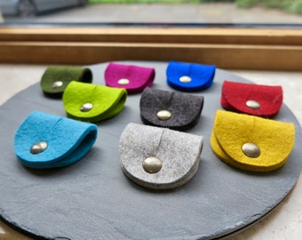 Cable organiser, earphone pouch, smart cableorganiser felt, woolfelt pouch, earphone holder, earphone case