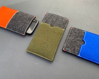 Wool Felt iPhone Case: Dutch Design Pocket Sleeve