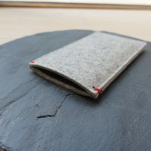 iPhone case, pure woolfelt felt iPhone 15 cover, natural and sustainable black felt cover for all iPhone models image 10