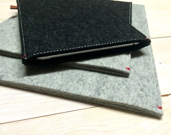 Wool Felt iPad Pro Sleeve: Hand-Stitched, Fits with Smart Keyboard