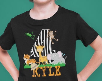 Hipster Bär Tiere niedlich Zoo Comicmotiv  fun T-Shirt Geburtstag Kinder Shirt 