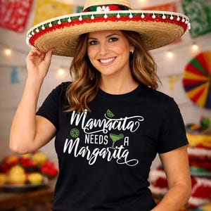 Mamacita Needs A Margarita Shirt Mexico Fiesta Cinco De Mayo Tee