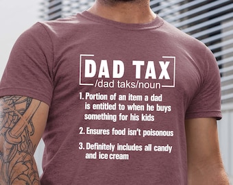 T-shirt fiscal drôle pour papa - t-shirt cadeau fête des pères pour les papas - chemise hilarante fête des pères