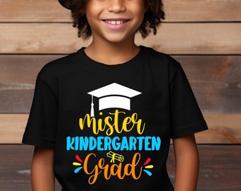 Boys Kindergarten Pre-K grad shirt - Boy Preschool Graduation shirt - Mister Kindergarten Grad