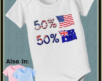 Bar Coded USA Venezuela Flag Printed Newborn Baby Boy Girl Bodysuit Long Sleeve Outfits Black