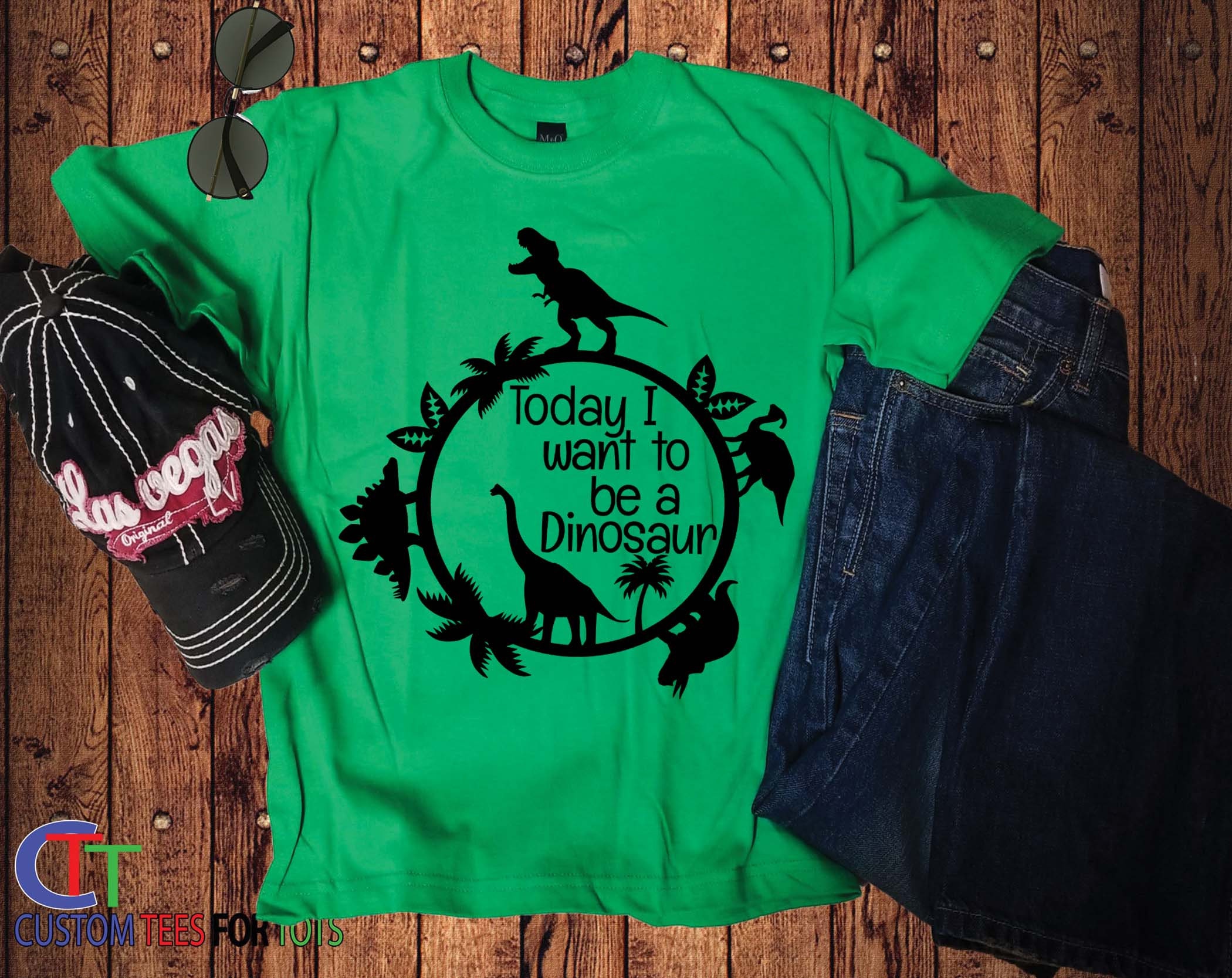 Today i want to be a dinosaur shirt Clearance