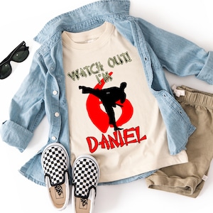 Karate Birthday Shirt - Boys taekwondo tshirt - Personalized Karate Birthday Tee - Kids Martial Arts Outfit