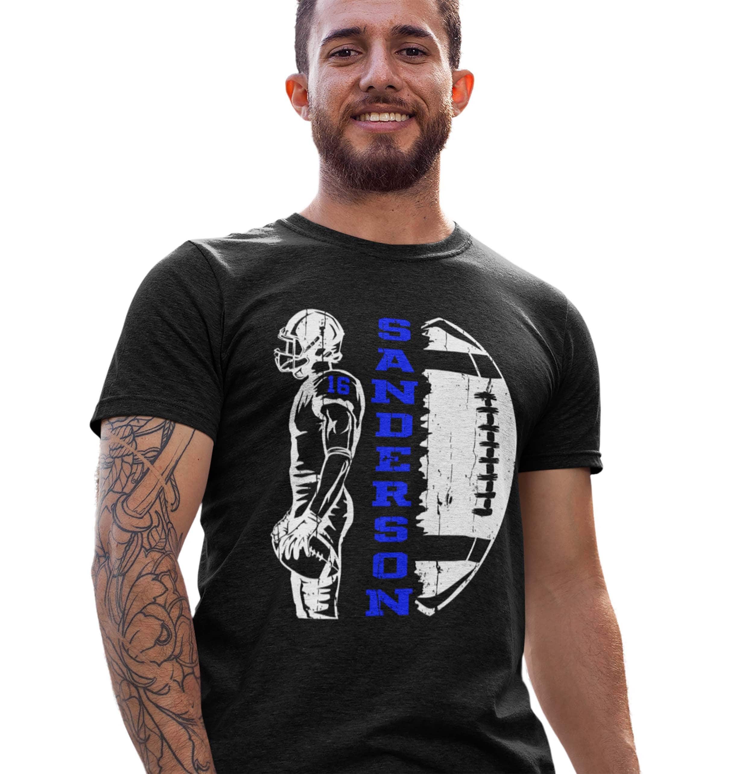 Buy Personalized Football Shirt Adult Youth Team Name Football Player Tee Football Cheerleader Shirt Football Fan Shirt Online in India Etsy