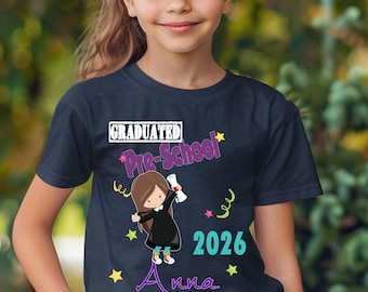Personalized Preschool Grad T-Shirt: Custom Name & Year