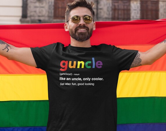 GUNCLE Shirt Gay Uncle Tshirt LGBTQIA Shirt Kind Human s Right Be