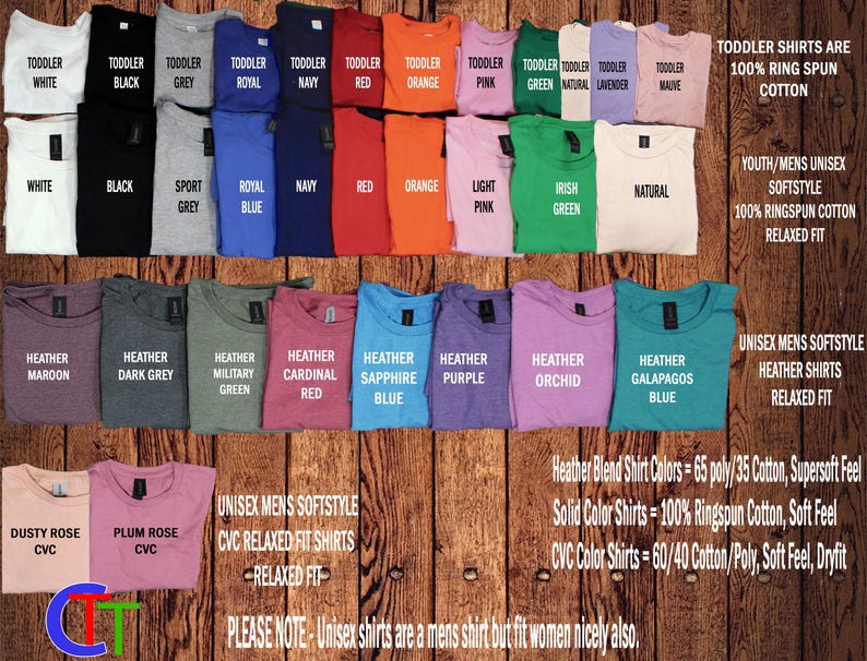 a group of t - shirts that are on a table