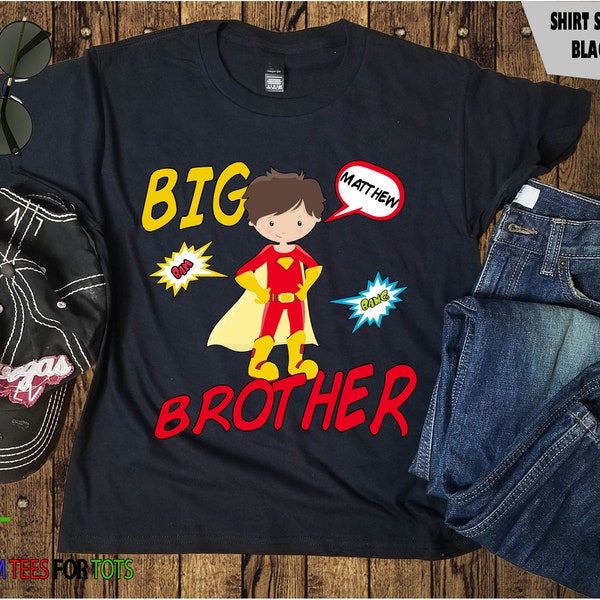 Funny T Shirts for Boys Superheroes in Disguise Big Brother