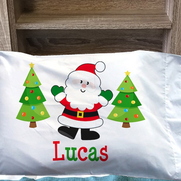 Christmas Pillowcase Etsy