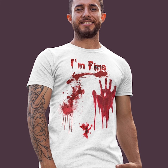 Ensemble Halloween Femme Bloody T-Shirt Col V Et Pantalon Jogging - Costume Horreur Vampire
