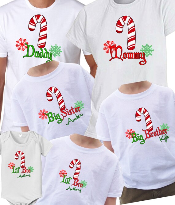champagne and candy canes shirt