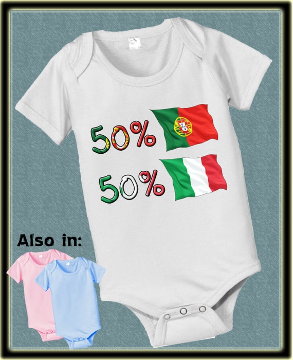 50 Portugais 50 Bebe Italien Bodysuit Italie Portugual Etsy