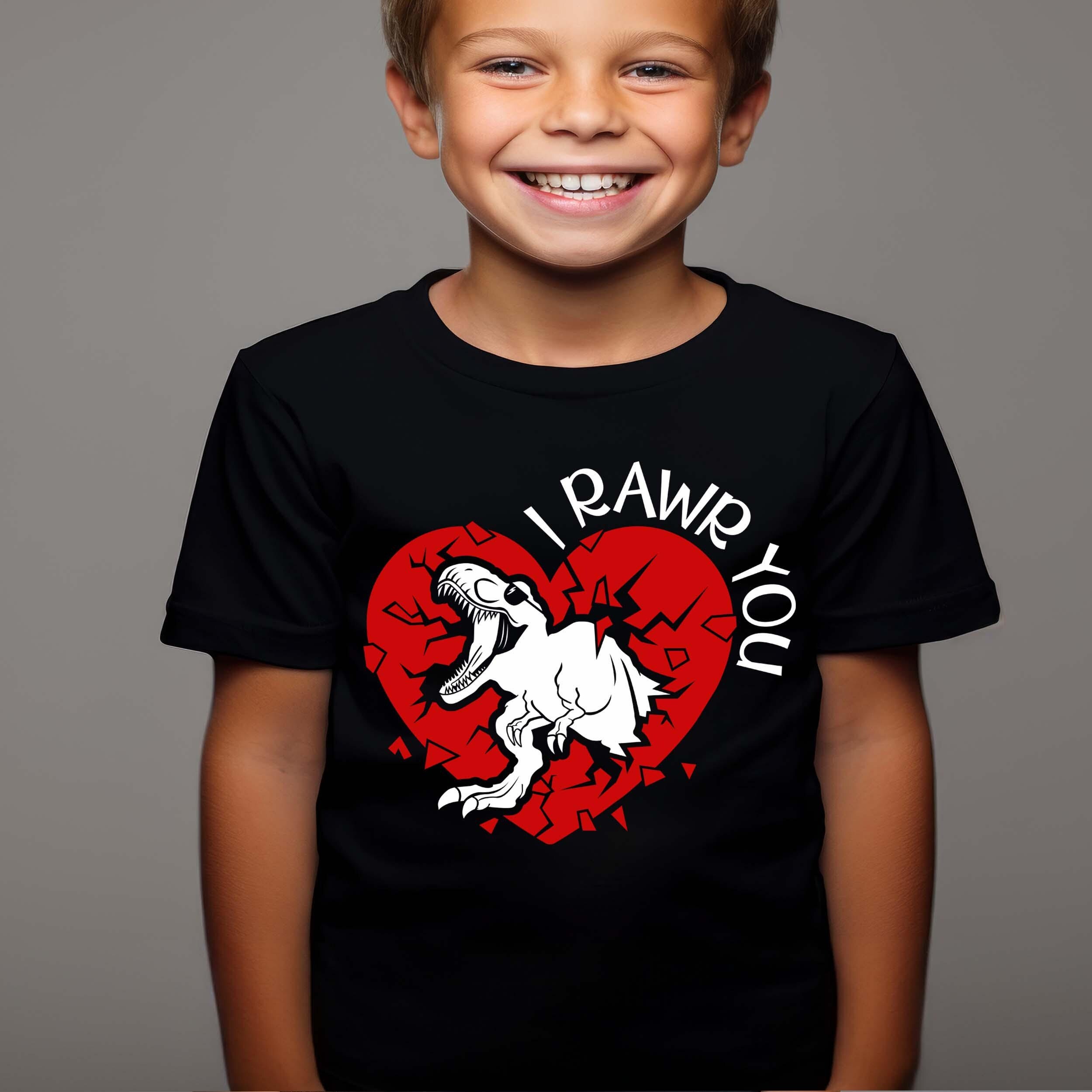 Valentines Day Dinosaur Rawr Shirt Gifts Boys Kids Tshirt Valentines Day Dinosaur Rawr Shirt Gifts Boys Kids Tshirt