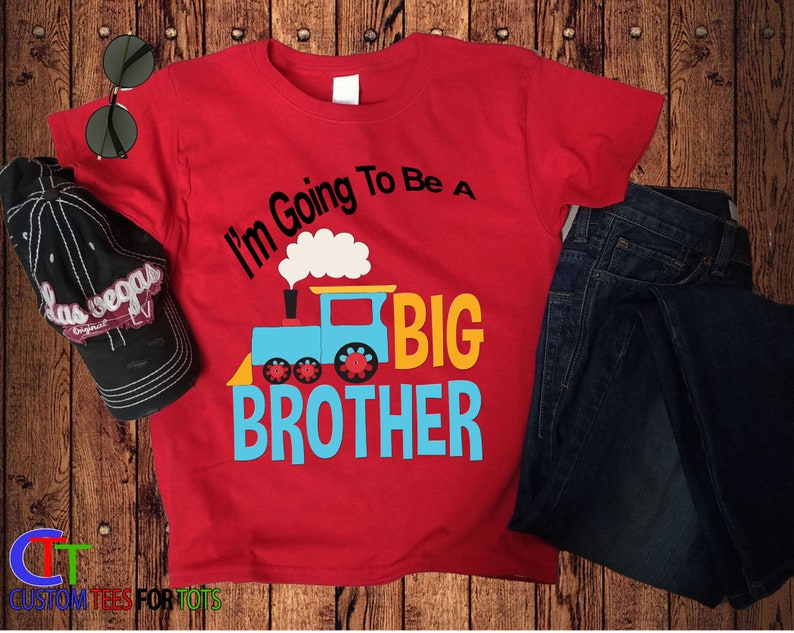 big brother train shirt Big Brother announcement shirt Train Shirt Train Big Brother Shirt I/'m going to be a BIG BROTHER Shirt
