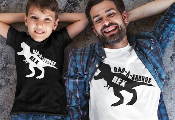 Dinosaur Shirt T-Rex Daddy Matching Son Daughter Kids Dad Dinosaur Shirt T-Rex Daddy Matching Son Daughter Kids Dad