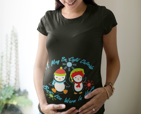 Cute christmas on sale maternity shirts