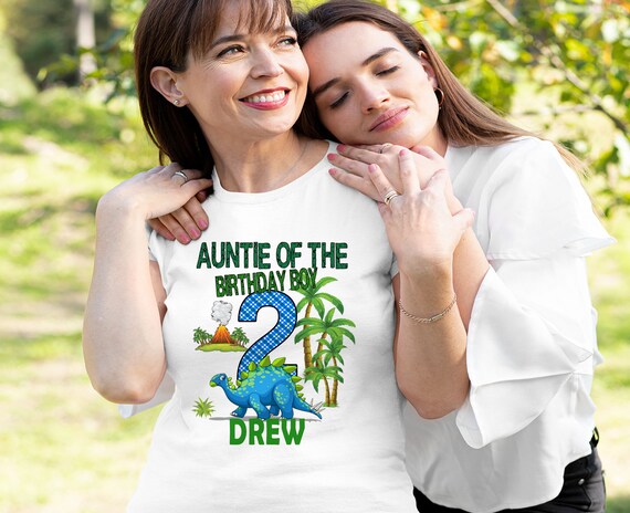 Camisa de cumplea os de dinosaurio conjunto de 1 o m s camisas