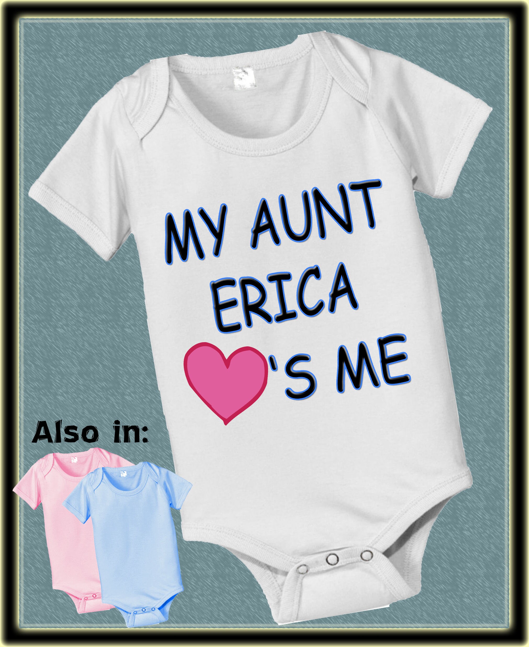 Baby Clothes Aunt Loves Me