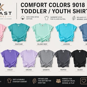 The image is a collage of various t-shirt designs in different colors, including pink, blue, green, and gray.