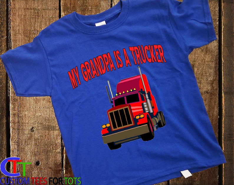 grandpa trucker t shirt