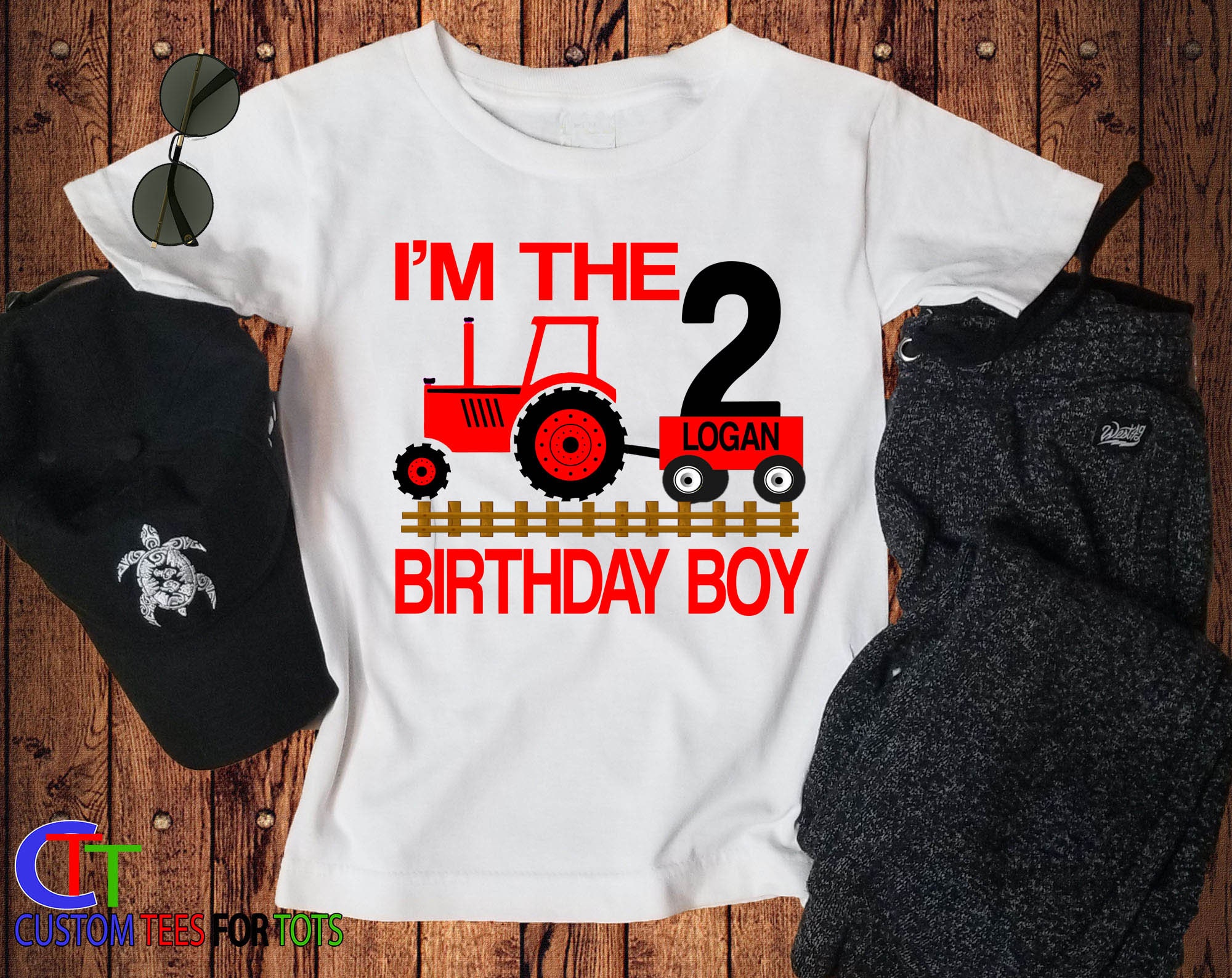 Shirt Farm Birthday Clothing Boys Clothing Baby Boys Clothing Tops Construction site Bauer Farm TRAKTOR Birthday Shirt TREKKER Baby "I'm already 1" "I'm already 2" Age & Name 