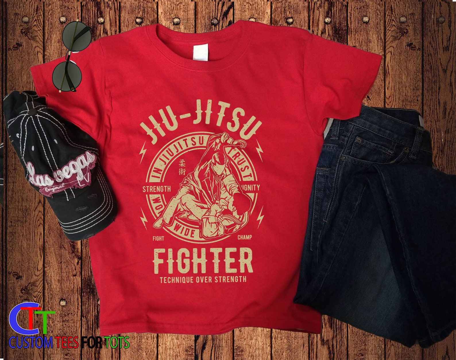 Adult Jiu Jitsu Shirt Mens or Ladies Martial Arts Tshirt Etsy