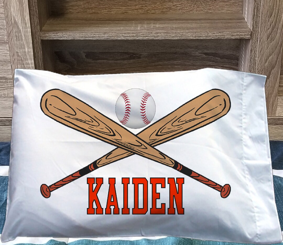 Personalized Baseball Pillowcase Kids Baseball Pillowcase for Boy or
