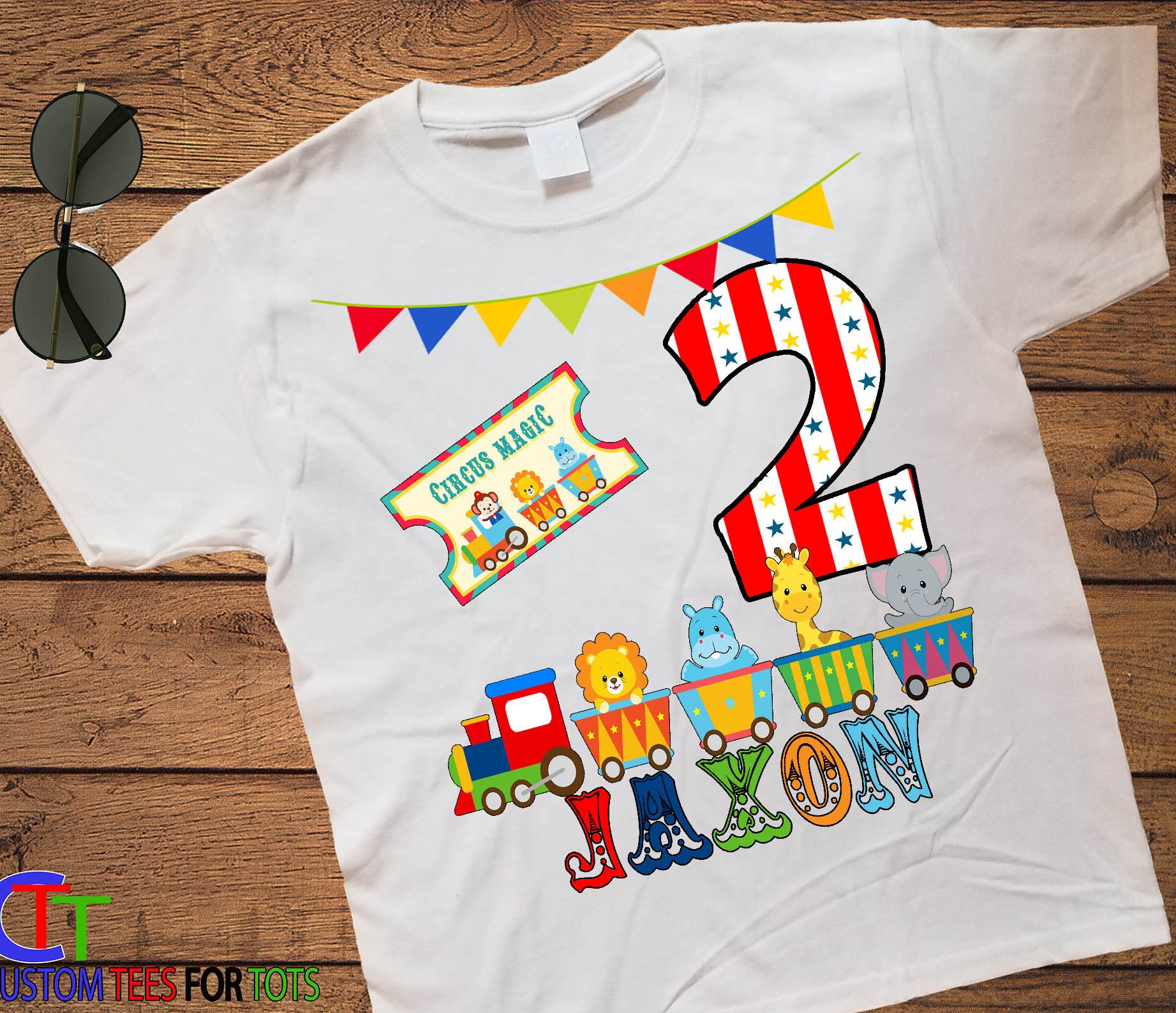 camisetas personalizadas de circo
