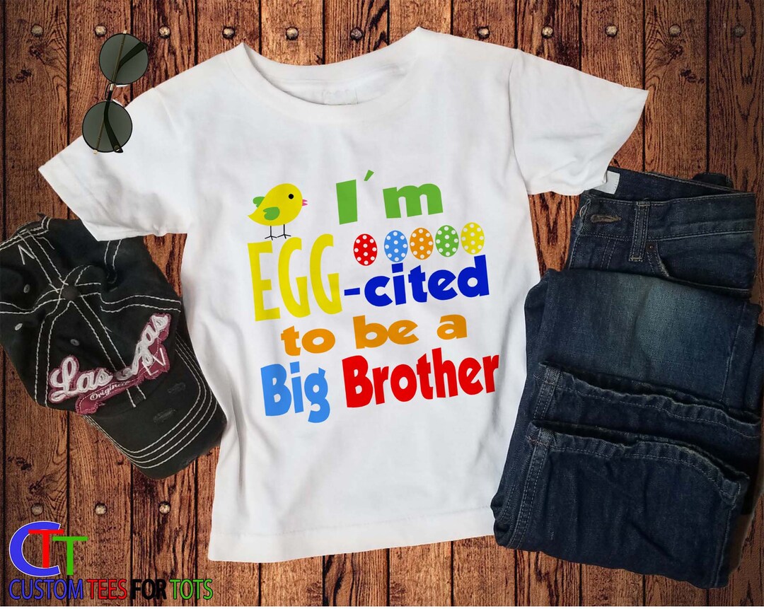 Big Brother Easter Shirt Boys Easter Egg Hunt Tshirt Easter Big Brother