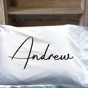 Kids Pillowcase , Monogrammed boy or girl Pillow customized with name - Baby shower gift Birthday gift idea Christmas gift