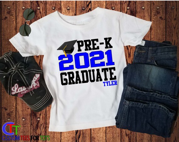 Pre-K grad shirt preschool graduation shirt Personalized | Etsy