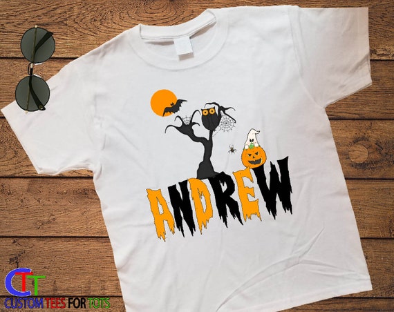 happy halloween tie with pumpkin - Standard T-Shirt