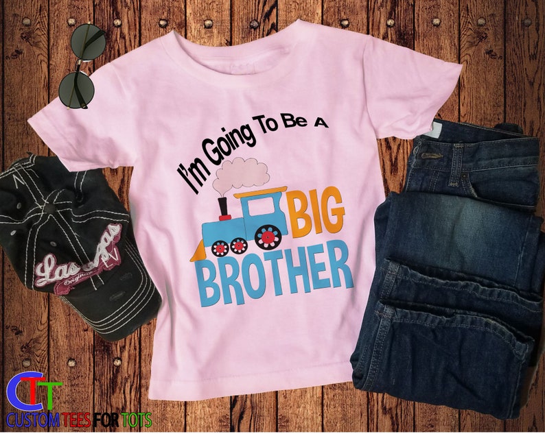 big brother train shirt Big Brother announcement shirt Train Shirt Train Big Brother Shirt I/'m going to be a BIG BROTHER Shirt