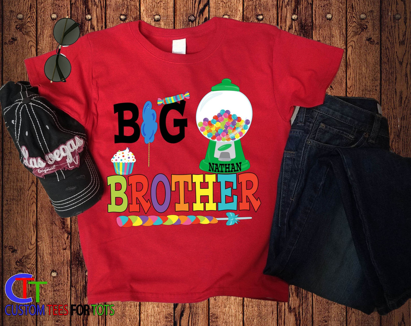 Candy Shirt Big Brother Candy Shirt Candyland Personalized Etsy