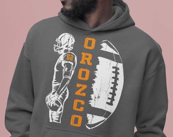 Custom Football Hoodie - Personalized With Name & Number, Fan Gift For Men, Women, Youth - View #8