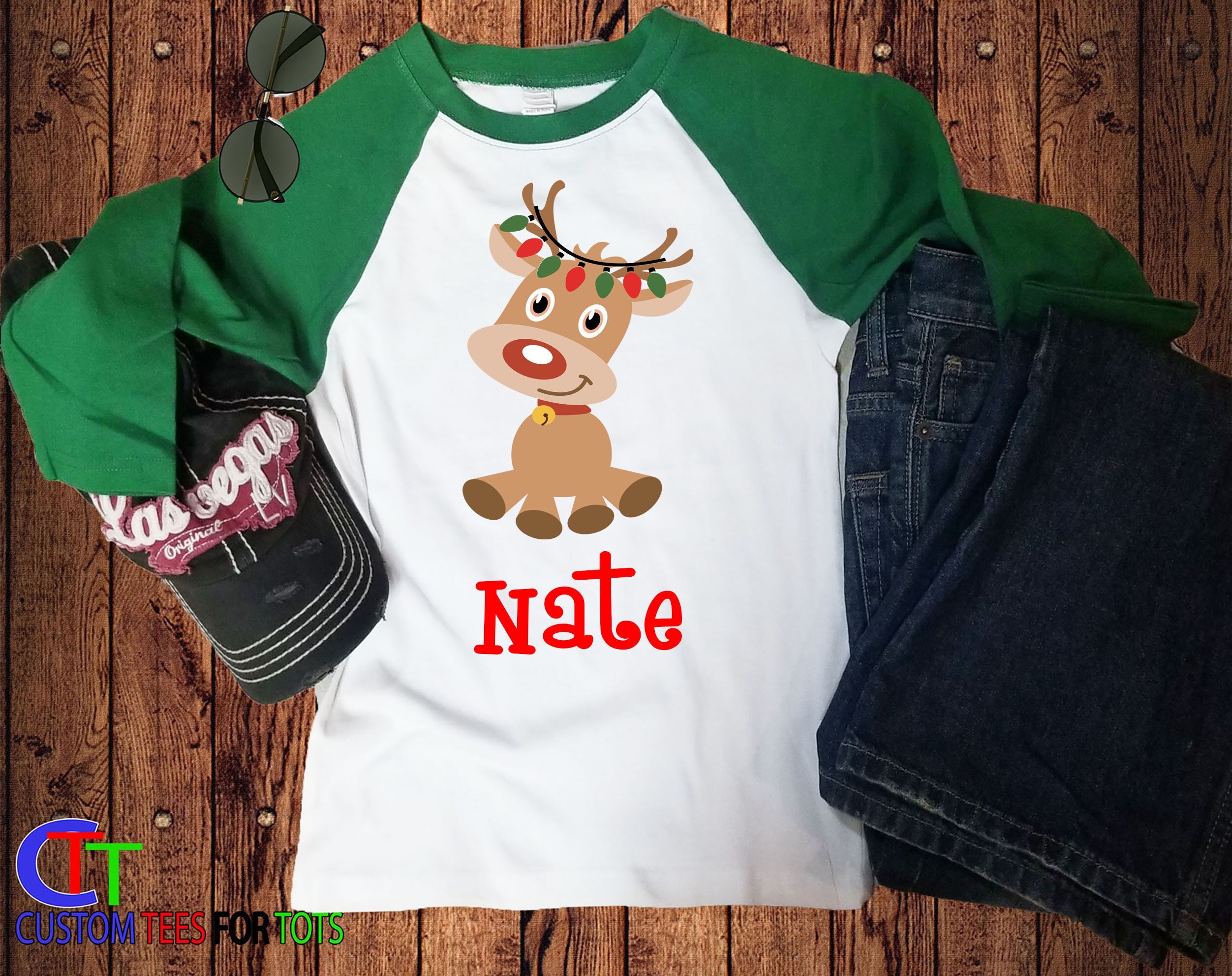 Boys reindeer shirt Clearance