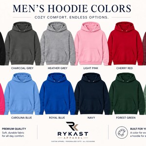 Men's Hoodie Colors