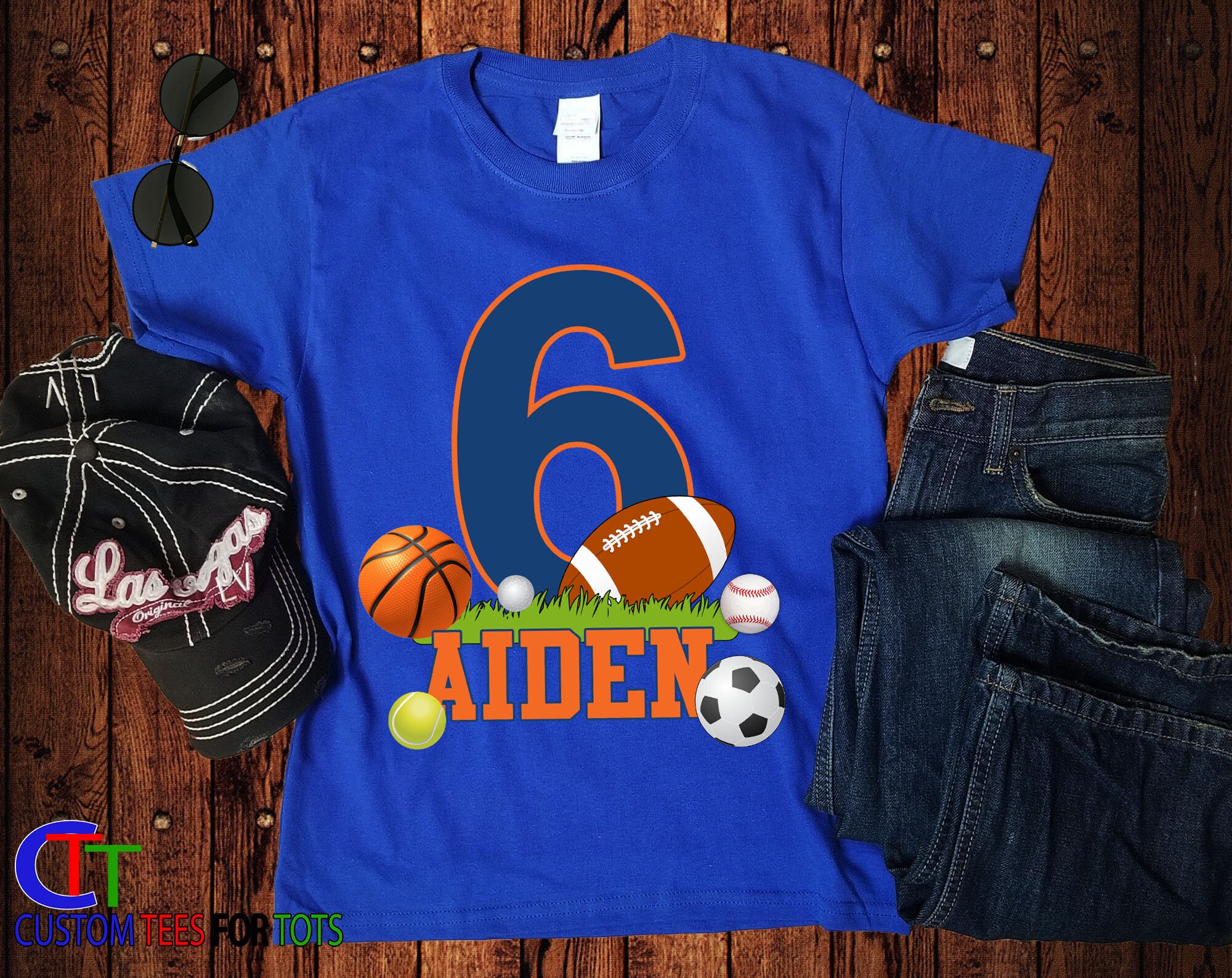 Sports Birthday Shirt Kids Football Birthday Tshirt Etsy