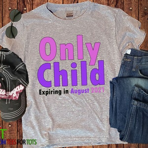 ONLY CHILD Big Sister Shirt Big Sister Shirt Only Child - Etsy